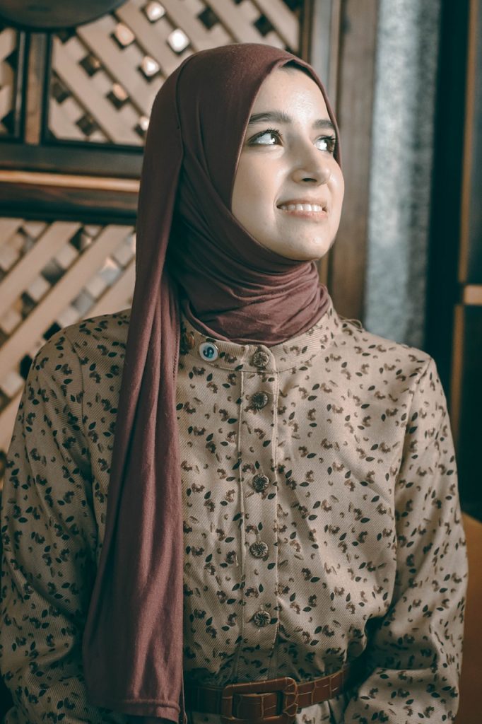 woman, hijab, model