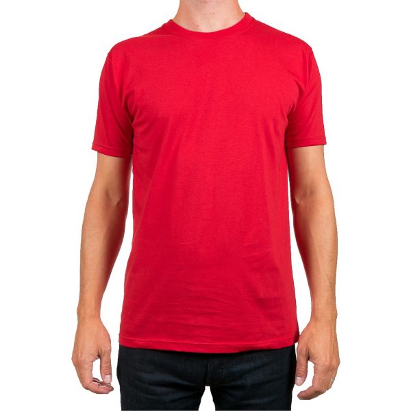 t-shirt, red, man